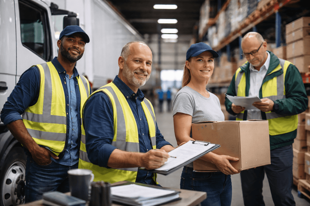 Freight platform displaying multiple carrier options for shipment routing.